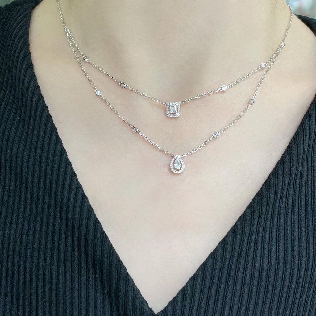 [Cyra] MEINE ZWEIREIHIGE DIAMANTKETTE