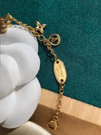 [Cyra]  BLOOMING PINK GOLD MOP BRACELET