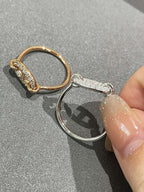 [Cyra]  RONDE SMALL DIAMOND RING