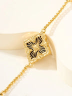 [Cyra] B.C.L EMAILLIERTES Ein-Blumen-Armband (Verschiedene Farben)