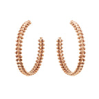 [Cyra]  CLASH LARGE HOOP EARRINGS