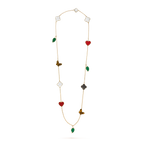 {
  "Cyra": "Lucky Alhambra lange Halskette - 12 Designs"
}
