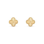 [Cyra]  CLOVER MINI 9.5MM LASER EARRINGS