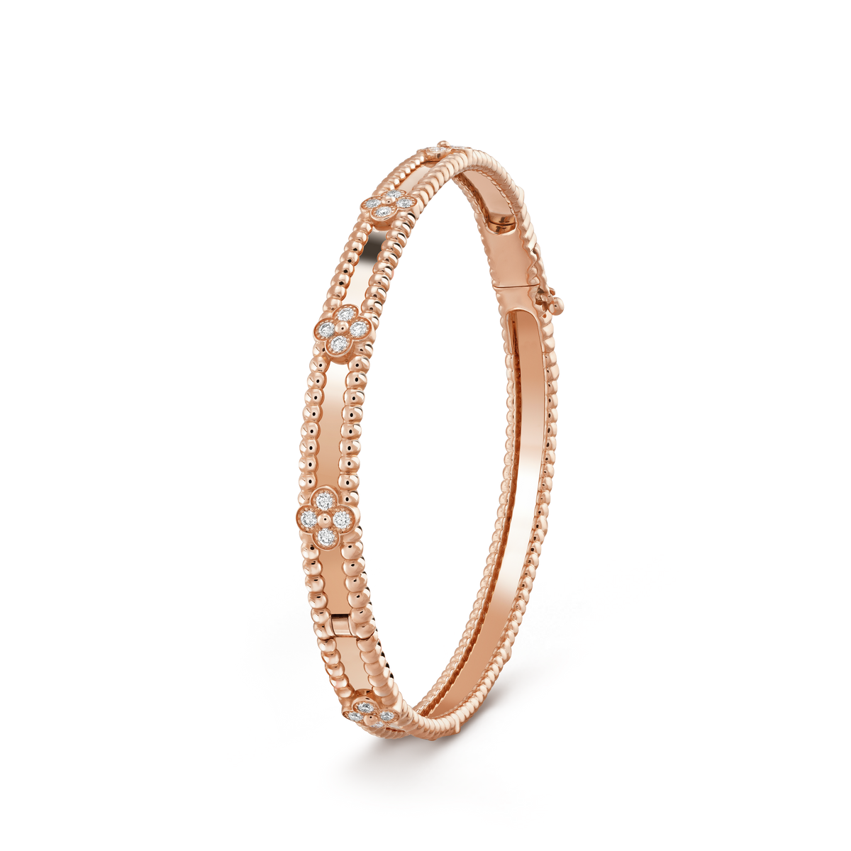 [Cyra]  CLOVER BRACELET 4MM DIAMONDS