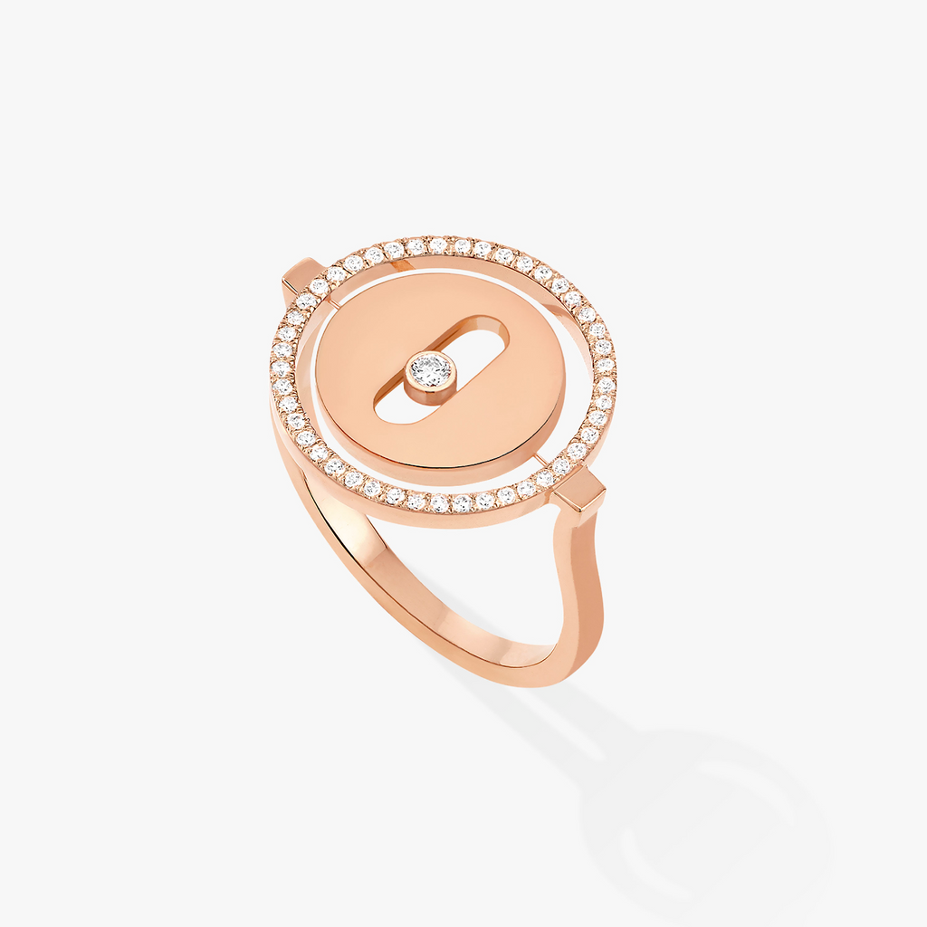 [Cyra]   MOVE RING MIT ROSÉGOLD UND DIAMANTEN