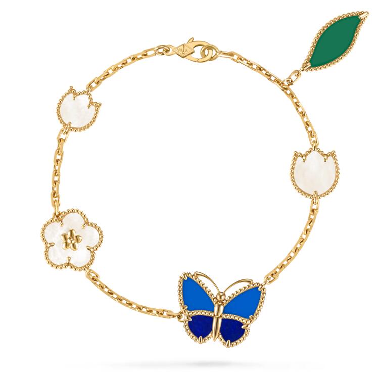 [Cyra]  2026 NEW SPRING LUCKY 5 MOTIF BRACELET