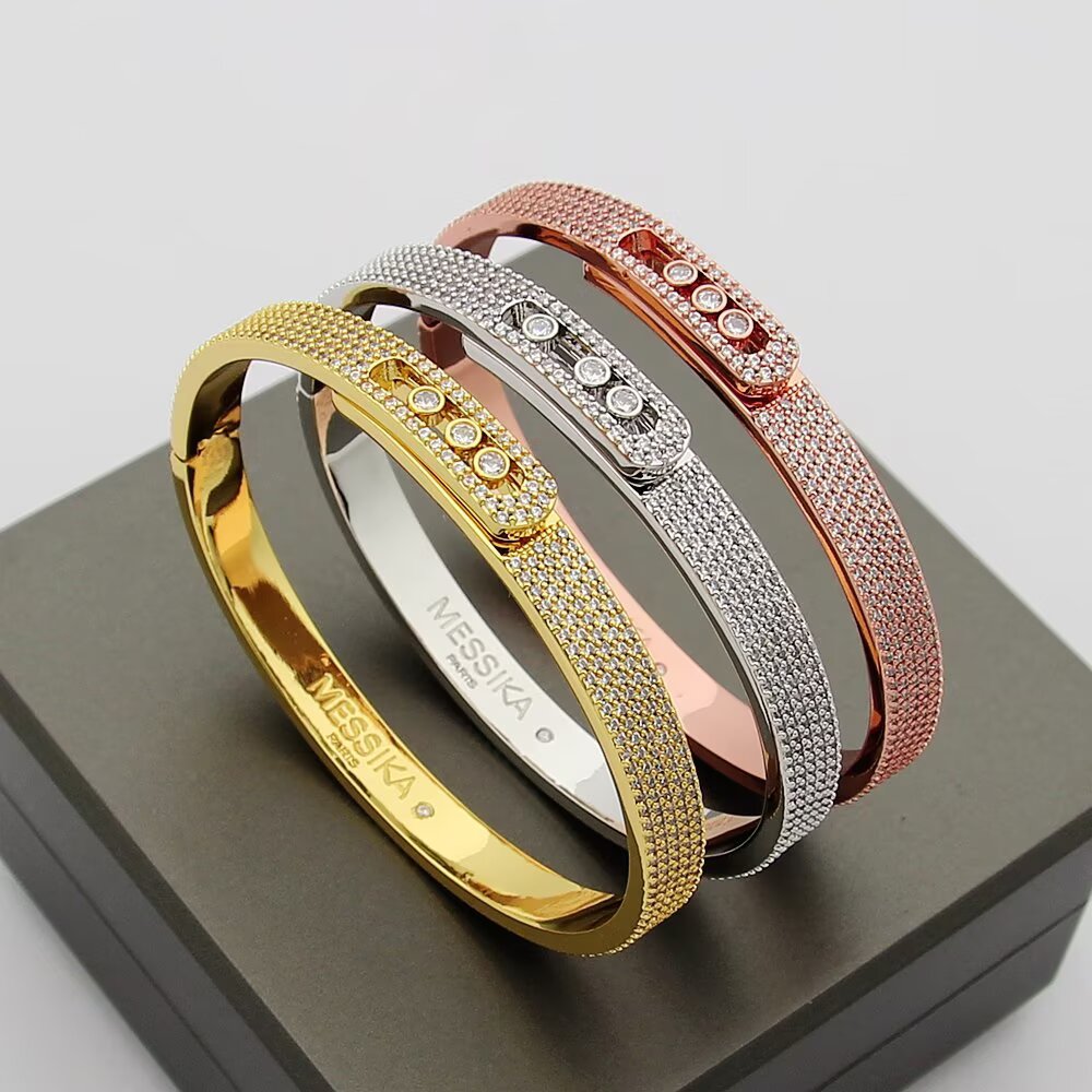 [Cyra] Move Noa Armreif mit Vollpavé-Diamanten