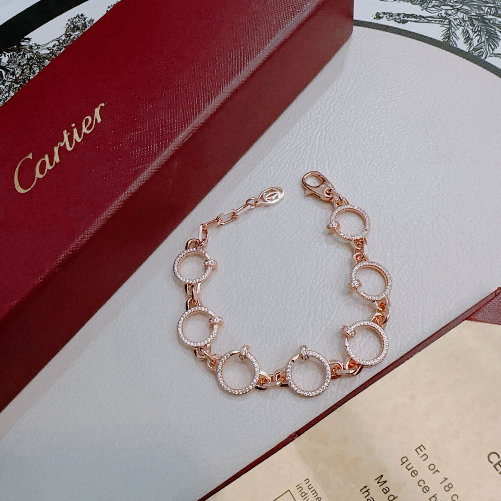[Cyra] ARMBAND LOVE&JUSTE MIT DIAMANTEN