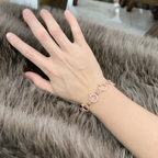 [Cyra] ARMBAND LOVE&JUSTE MIT DIAMANTEN