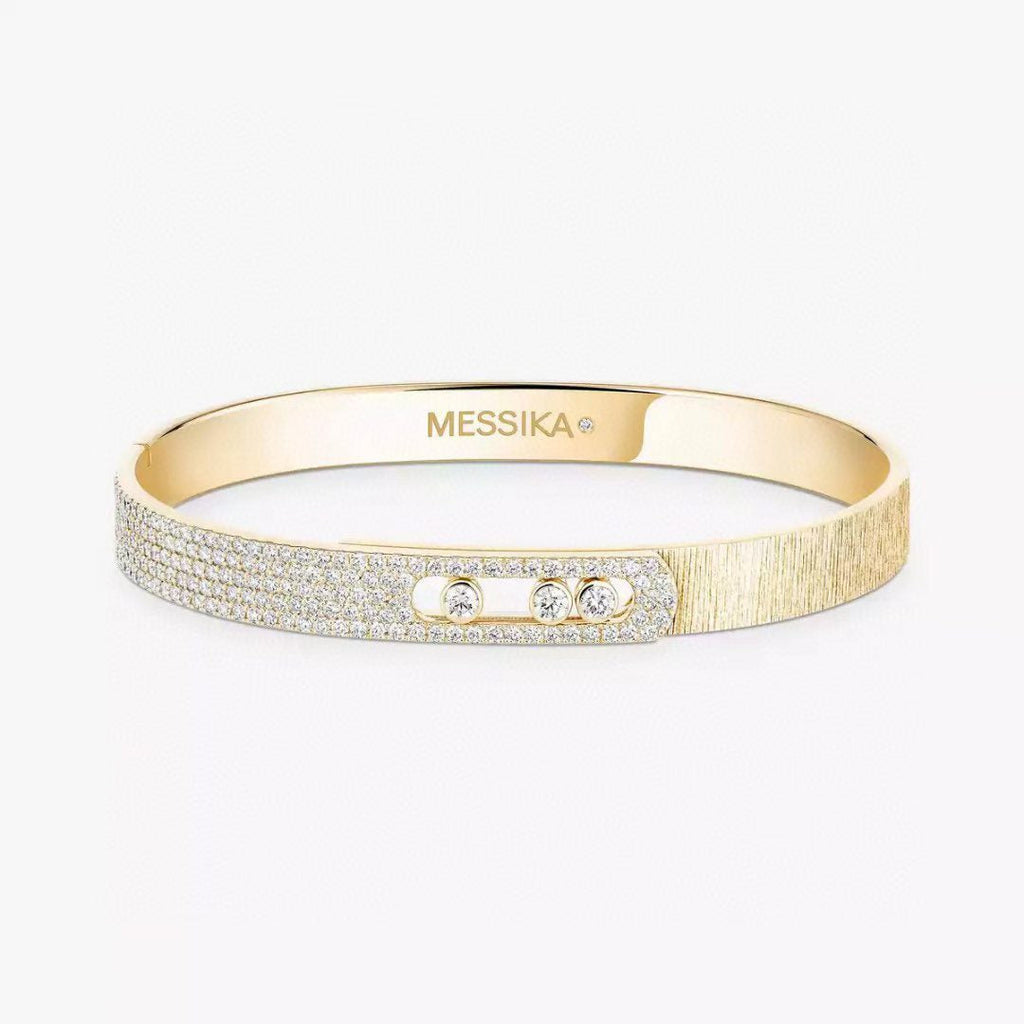 [Cyra] 2026 BRANDNEUES FROSTED-ARMBAND MIT DIAMANTEN IN DREI FARBEN