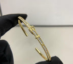 [Cyra]  DIAMOND-ENCRUSTED BRACELET THREE COLORS