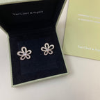 [Cyra] FLOWEACE FULL-DIAMOND FLOWER EARRINGS