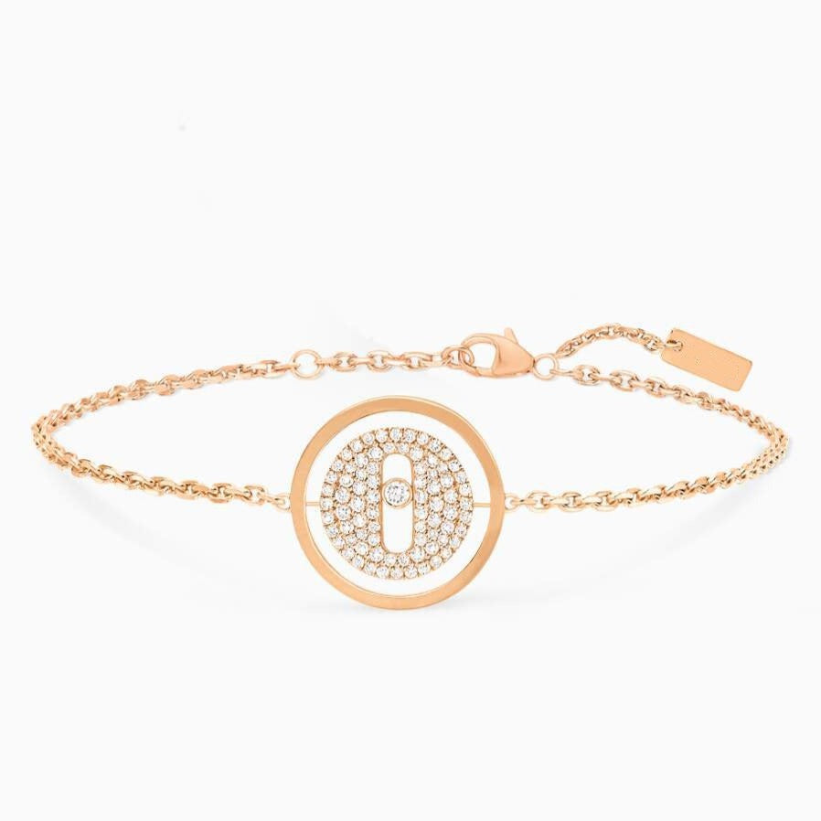 [Cyra]   MOVE DIAMOND PAVED BRACELET