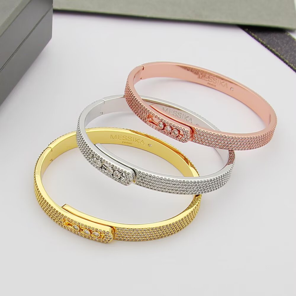 [Cyra] Move Noa Armreif mit Vollpavé-Diamanten