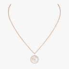 [Cyra]   MOVE 1 DIAMOND KETTE AUS WEISSEM PERLMUTT UND ROSÉGOLD MIT DIAMANTEN