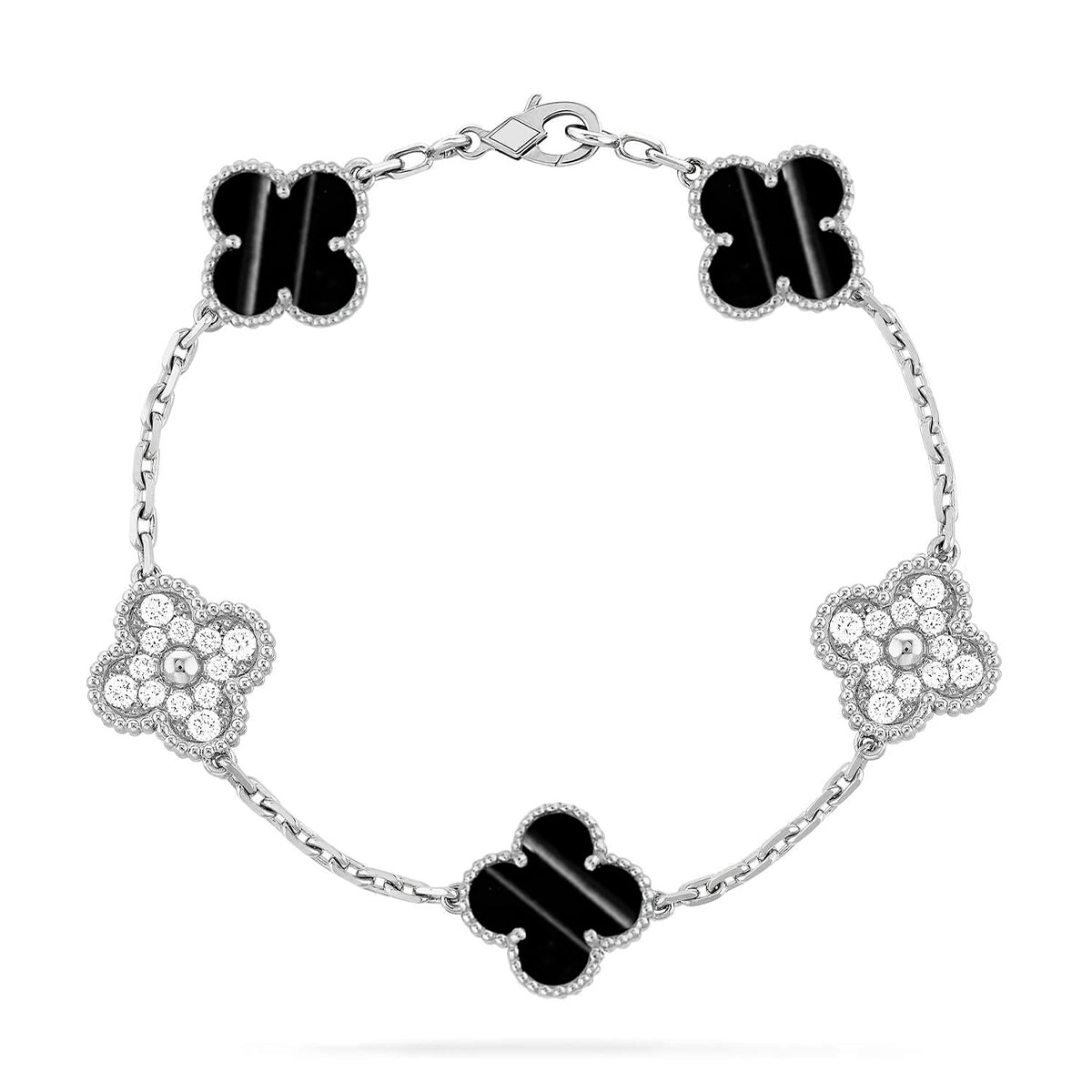 [Cyra] New  CLOVER 5 MOTIF PULSAR STONE BRACELET COLLECTION