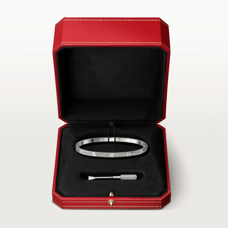 [Cyra]  LOVE BRACELET 3.65MM DIAMOND-PAVED