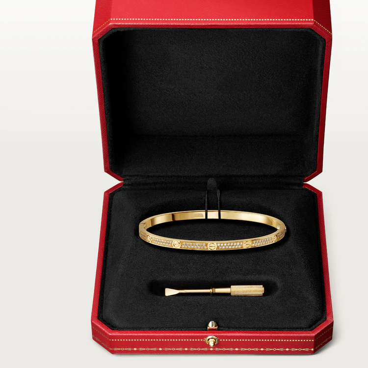 [Cyra]  LOVE ARMBAND 3,65 MM MIT DIAMANTBESATZ
