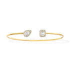 [Cyra] JONC FLEX MY TWIN TOI & MOI SILBER-DIAMANT-ARMBAND