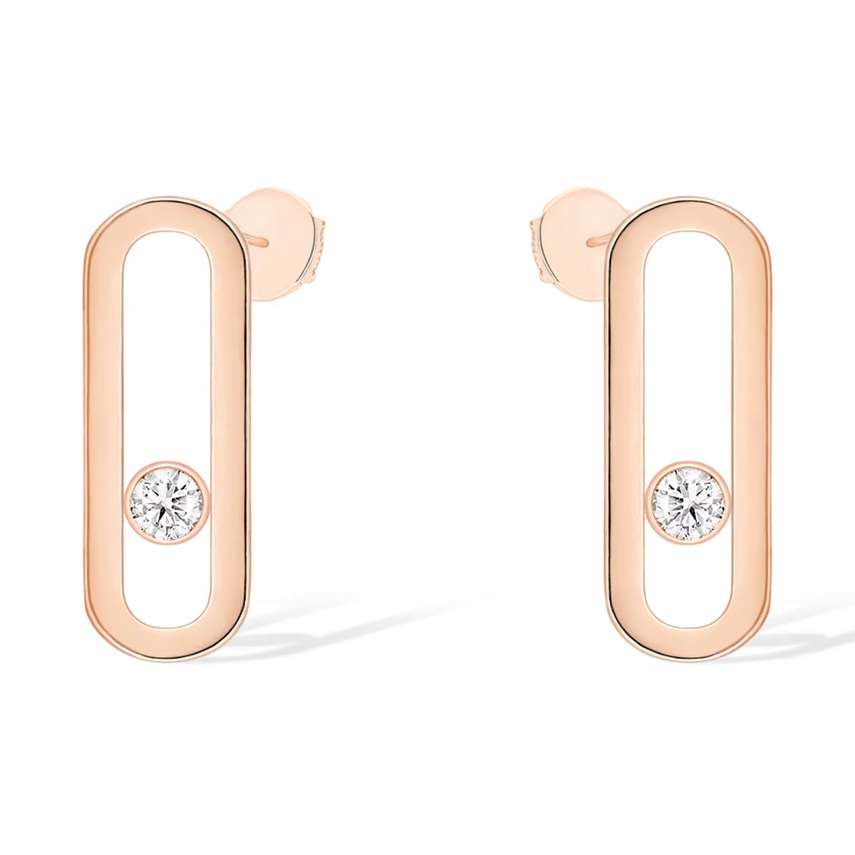 [Cyra] MOVE UNO SMALL OHRRINGE MIT 1 DIAMANTEN