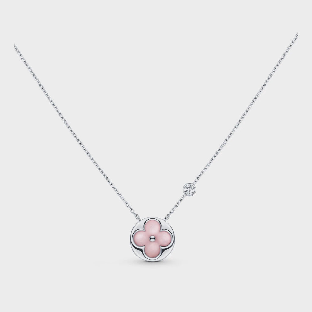 [Cyra]  サンモチーフ ピンクMOP シルバーブレスレット