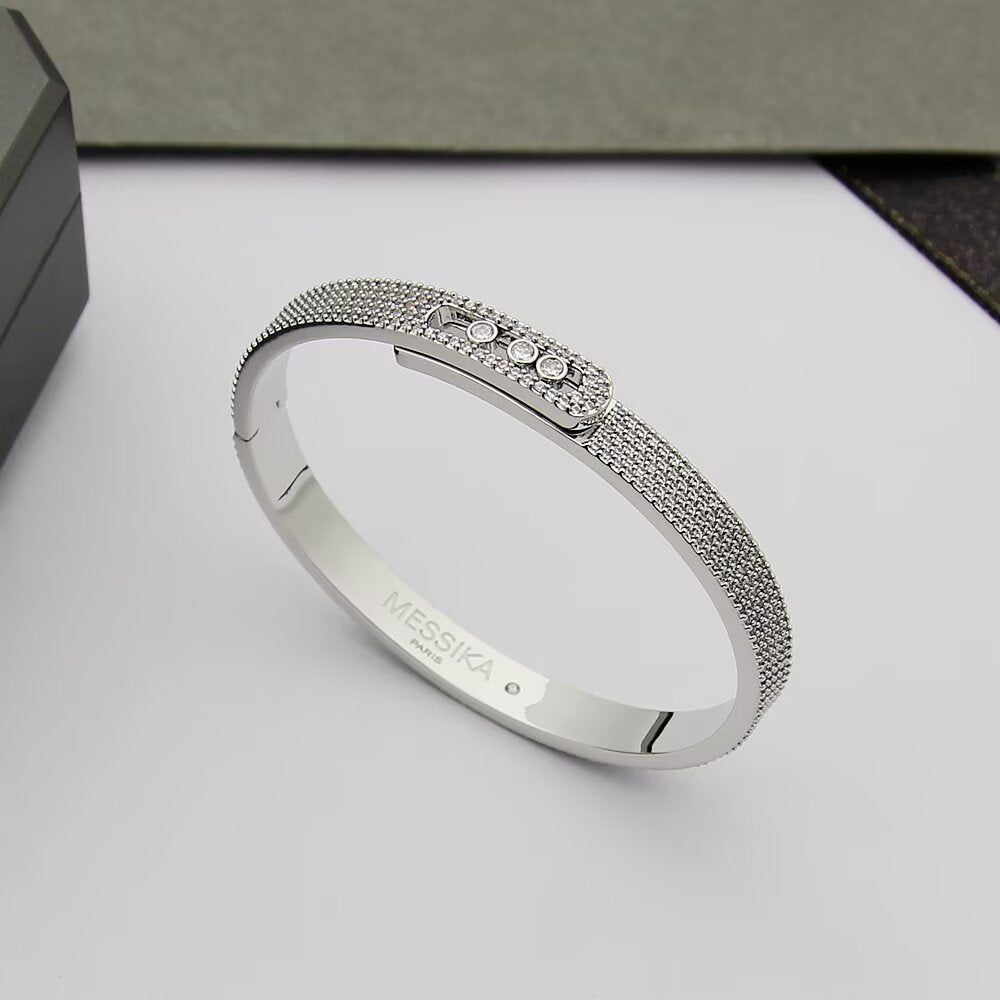 [Cyra] Move Noa Armreif mit Vollpavé-Diamanten