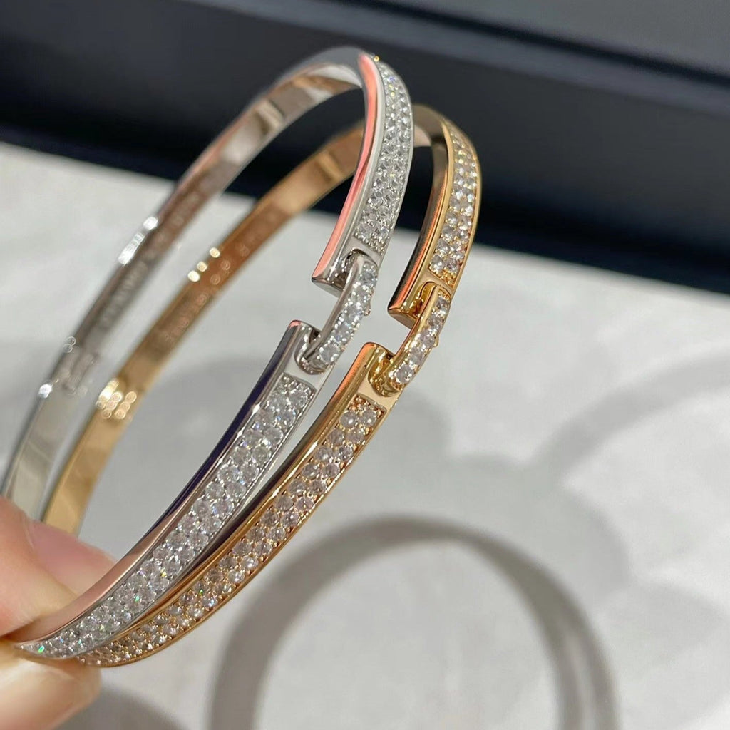 [Cyra] LIENS VIDENCE ARMBAND MIT DIAMANT-PAVÉ