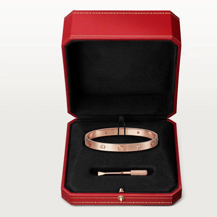 [Cyra] LOVE ARMBAND 6,1MM 4 DIAMANTEN