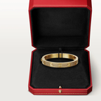 [Cyra]  LOVE BRACELET 6.1MM DIAMOND-PAVED
