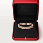 [Cyra]  LOVE BRACELET 6.1MM DIAMOND-PAVED
