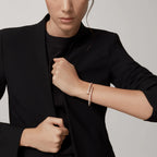 [Cyra] JUSTE UN CLOU ARMBAND 3,5 MM VOLL BESETZT MIT DIAMANTEN