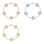 [Cyra] Neue CLOVER 5 MOTIF FULL DIAMOND ARMBAND-KOLLEKTION