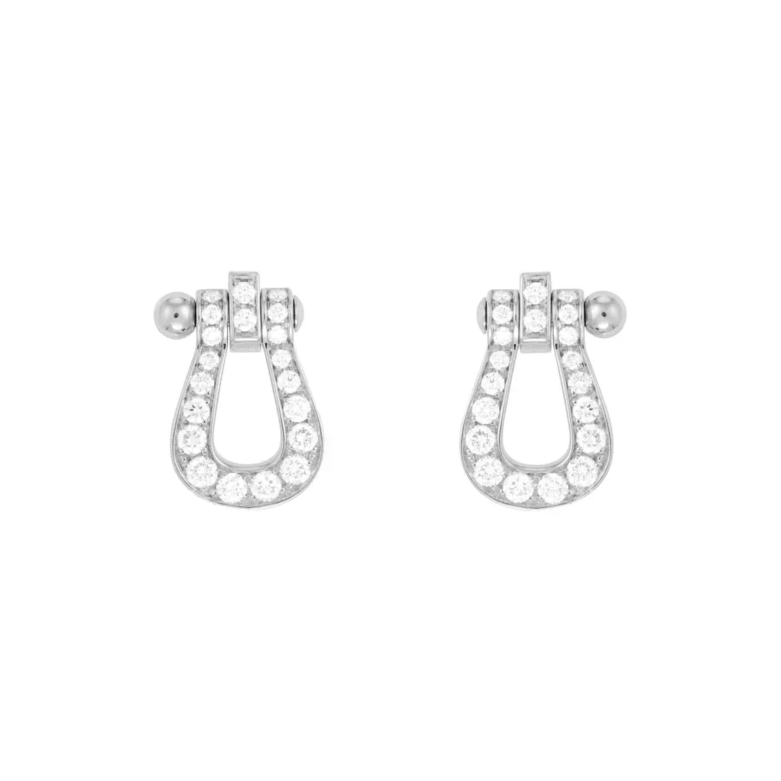[Cyra]  FORCE 10 FULL DIAMOND STUD EARRINGS MINI MODEL