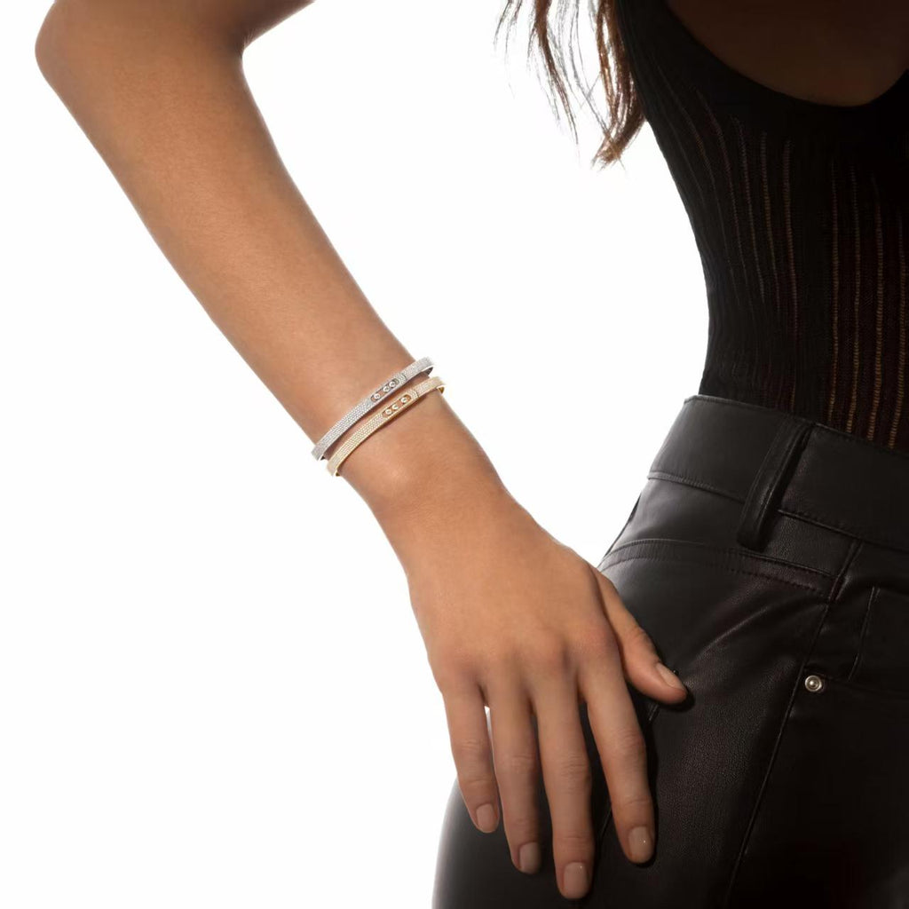 [Cyra] Move Noa Armreif mit Vollpavé-Diamanten