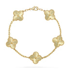 [Cyra] New  CLOVER 5 MOTIF LASER BRACELET COLLECTION