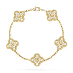 [Cyra] Neue CLOVER 5 MOTIF FULL DIAMOND ARMBAND-KOLLEKTION