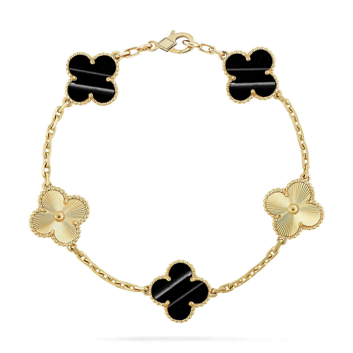 [Cyra] New  CLOVER 5 MOTIF PULSAR STONE BRACELET COLLECTION