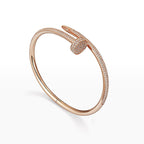 [Cyra] JUSTE UN CLOU ARMBAND 3,5 MM VOLL BESETZT MIT DIAMANTEN