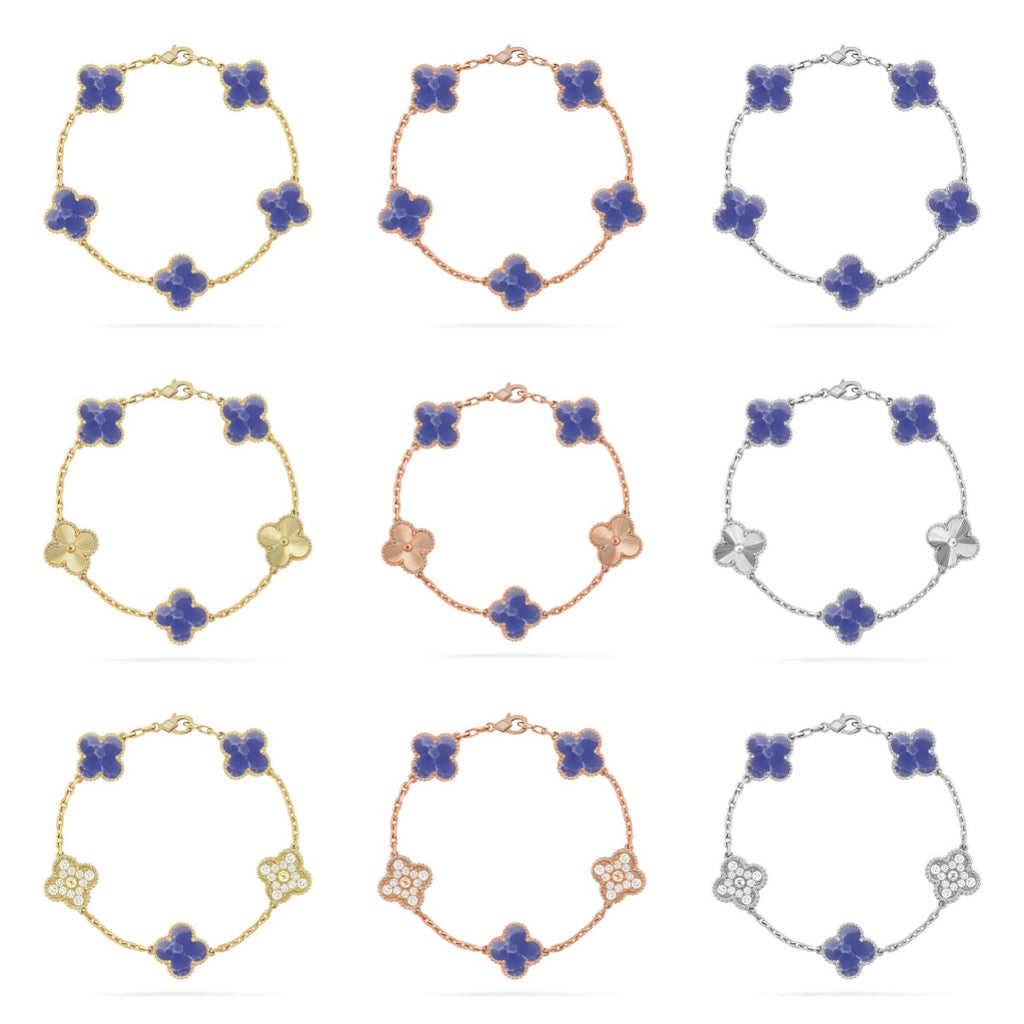 [Cyra] Neue CLOVER 5 MOTIF BLUE VEINS ARMBAND-KOLLEKTION