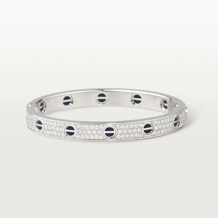 [Cyra] LOVE ARMBAND 6,1 MM DIAMANTBESETZTE KERAMIK