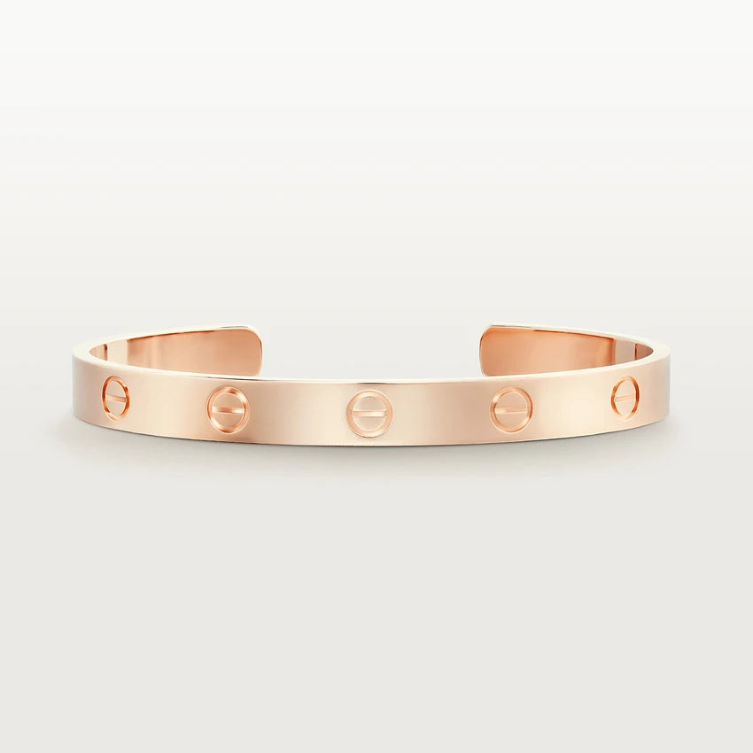 [Cyra]  LOVE BRACELET 6.1MM OPEN CUFF