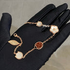 [Cyra]  LUCKY SPRING 5 MOTIF BRACELET
