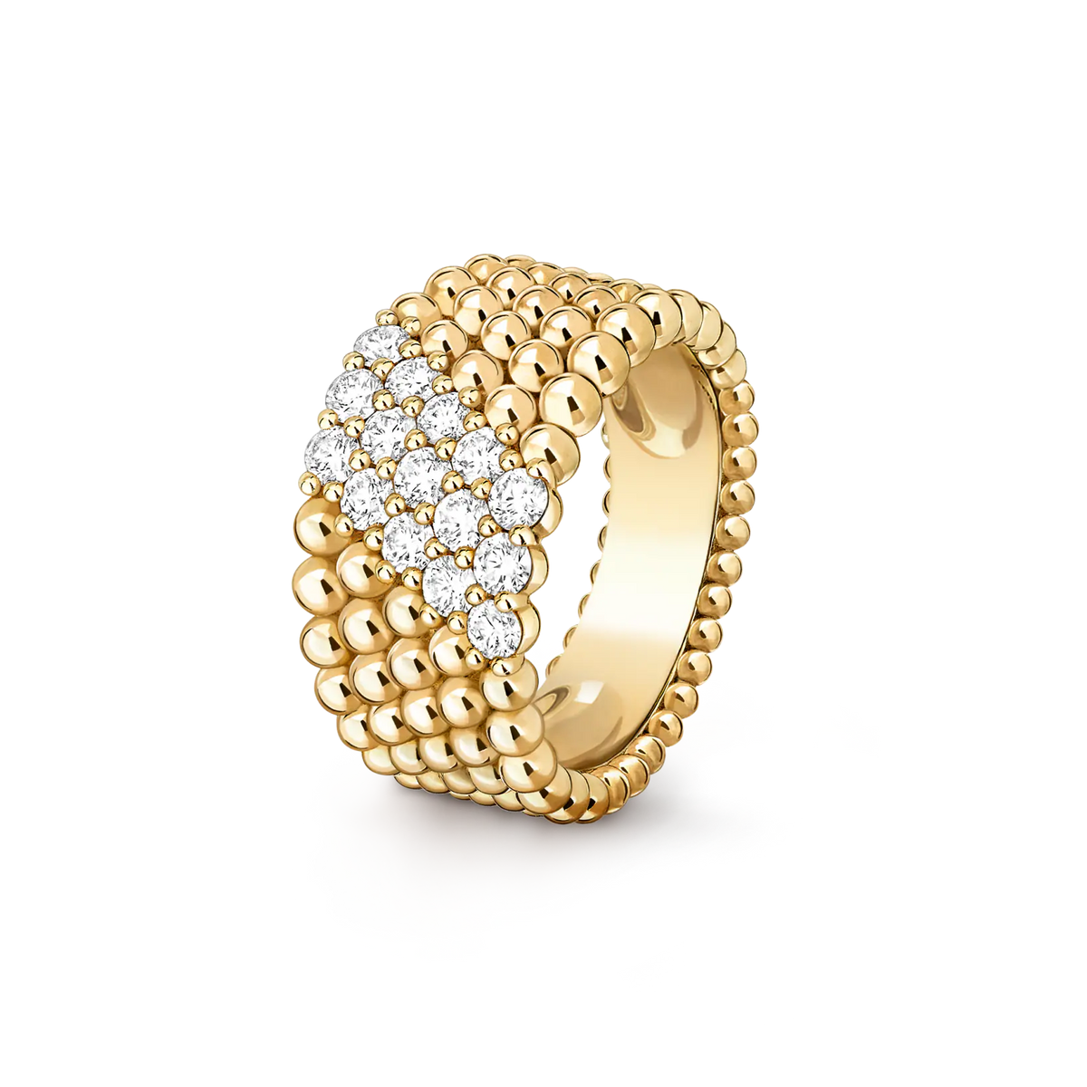 [Cyra]   PERLEE DIAMOND RING ,5-ROW DIAMOND-SET DESIGN