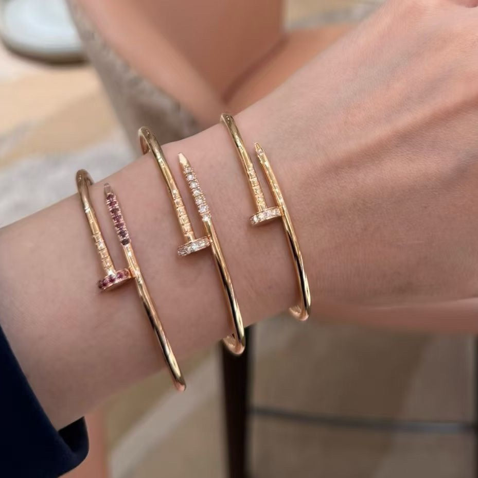 {"Cyra": "JUSTE UN CLOU ブレスレット 2.5mm ダイヤモンド 新品"}