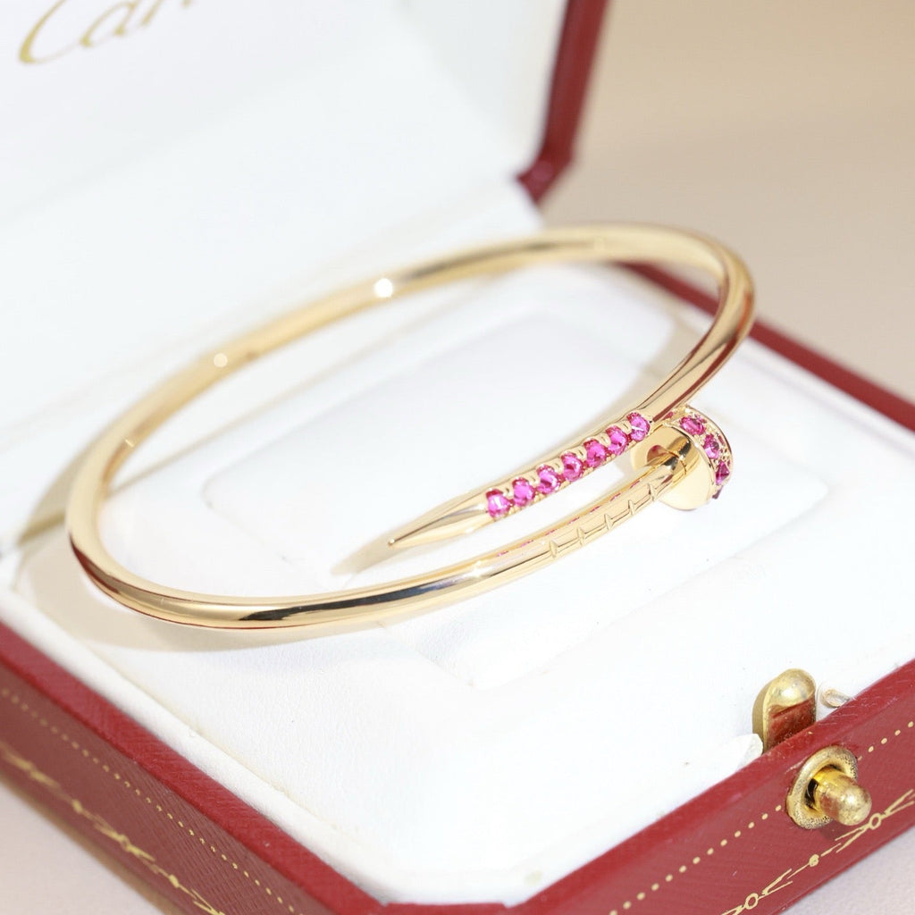 {"Cyra": "JUSTE UN CLOU ブレスレット 2.5mm ダイヤモンド 新品"}