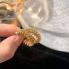 [Cyra]  CLASH SMALL HOOP EARRINGS