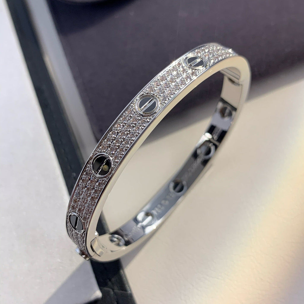 [Cyra] LOVE ARMBAND 6,1 MM DIAMANTBESETZTE KERAMIK