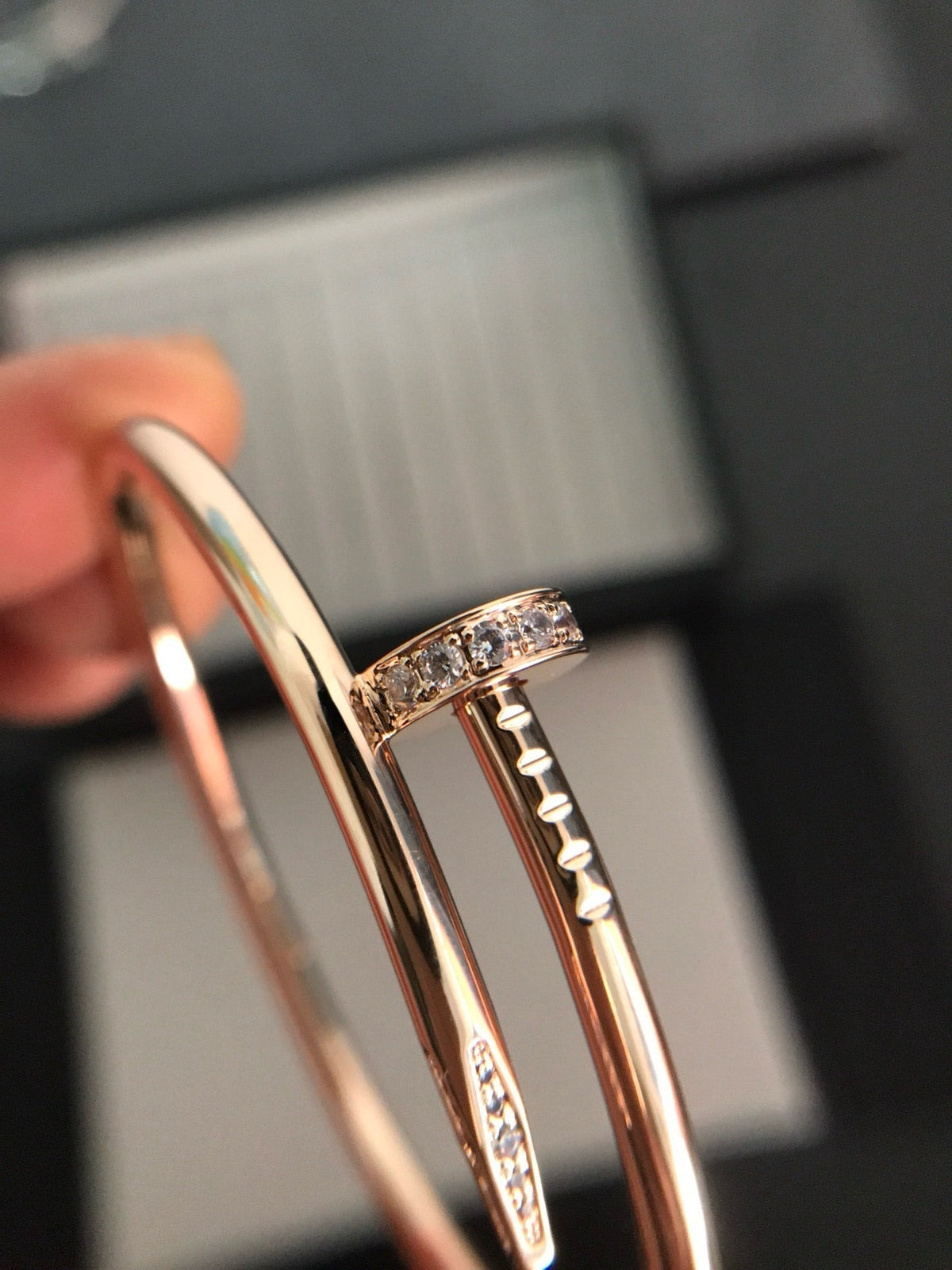 [Cyra]  JUSTE BRACELET 3.5MM DIAMONDS