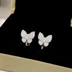 [Cyra] SCHMETTERLING OHRRINGE MIT VOLLBESATZ (DIAMANTEN)