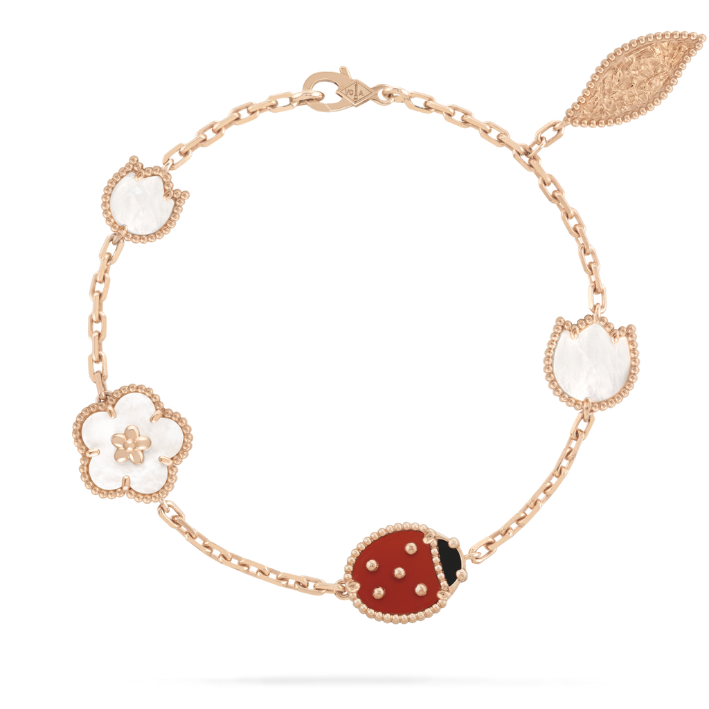 [Cyra]  LUCKY SPRING 5 MOTIF BRACELET